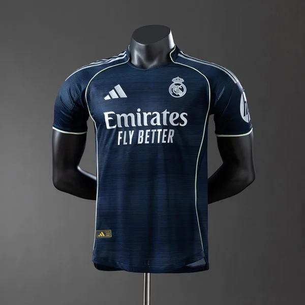 Camiseta de fútbol Real Madrid 2025/26 VISITANTE MANGA CORTA VERSION JUGADOR